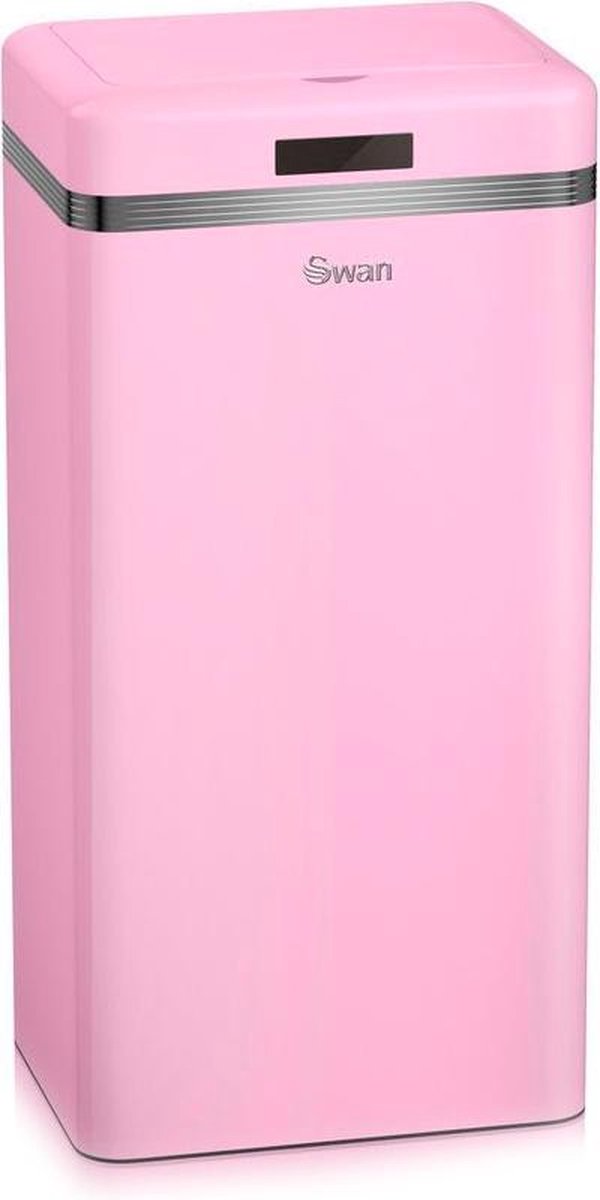 Swan Sensor Prullenbak 45 L Roze