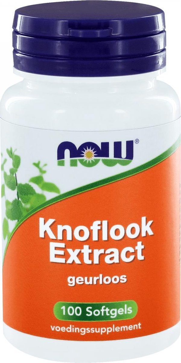 NOW  Knoflook extract - 100 softgels