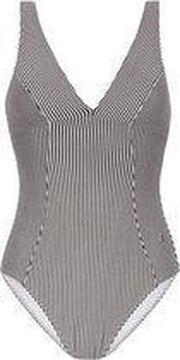 BEACHLIFE BADPAK CLASSY STREEP - ZWART/WIT - MAAT 85B