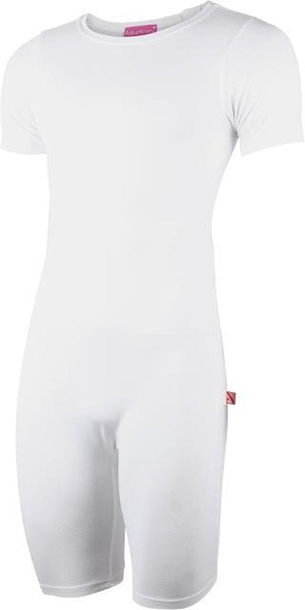 Romper met ritssluiting onderkant - Wit