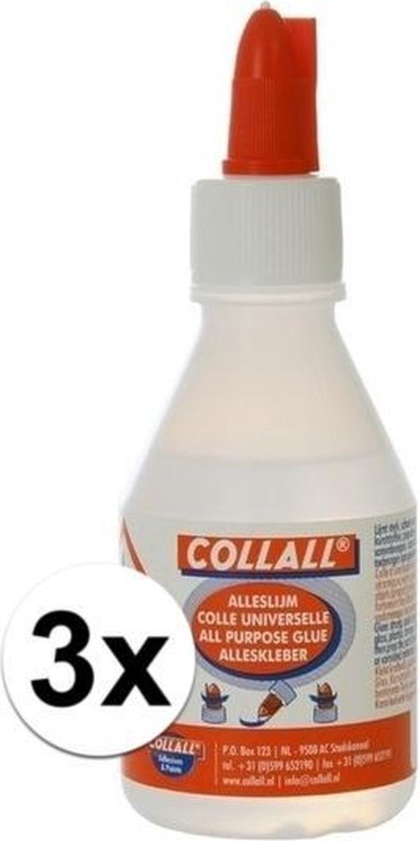 3x Hobby alleslijm 100 ml