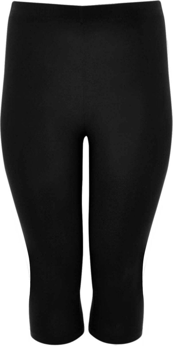 Yoek | Grote maten - dames legging 7/8 - zwart