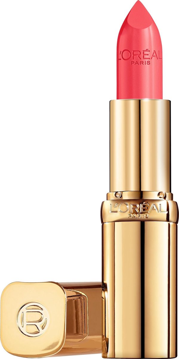 L’Oréal Paris Color Riche Satin Lipstick - 145 L'Adresse - Oranje - Verzorgende lippenstift verrijkt met Arganolie - 4