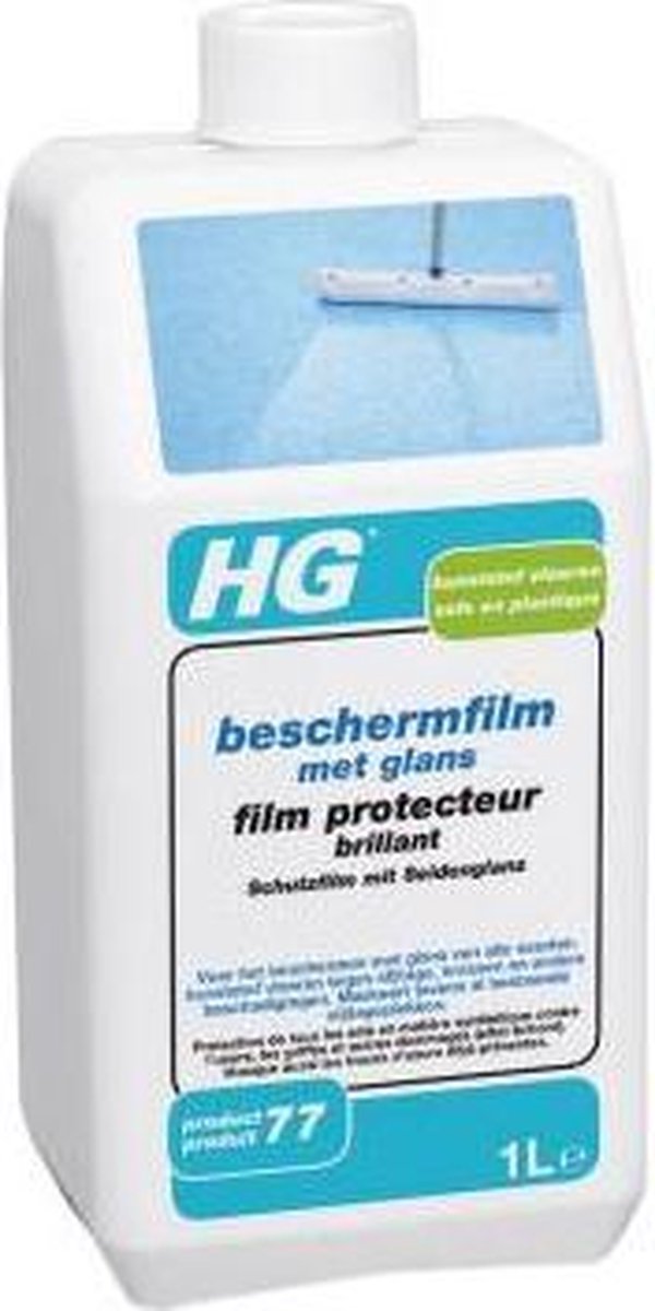 Kunststof vloeren beschermfilm met glans - n°77 - HG