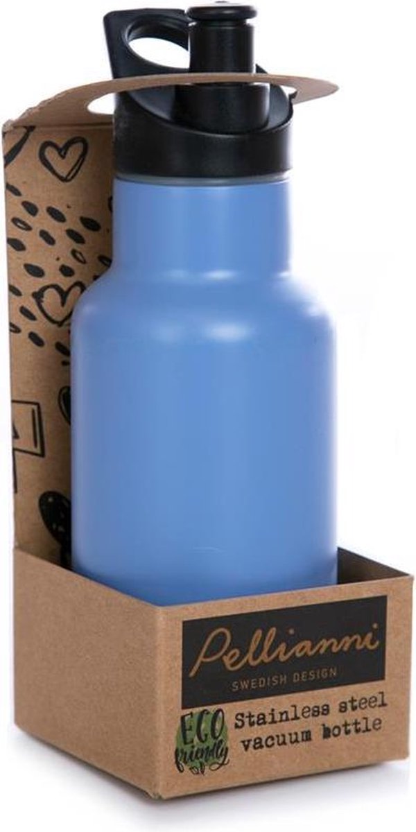 Pellianni: ISOLATIEWATERFLES BLAUW 350ml