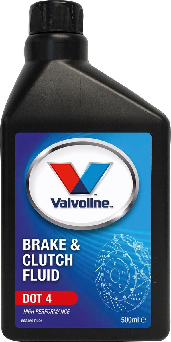 Valvoline Remvloeistof Dot4 500 Ml