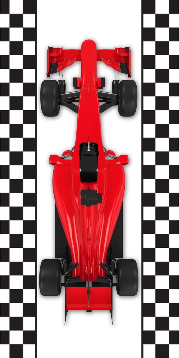 Formule-1 Strandlaken Racewagen - 70 x 140 cm - Multi