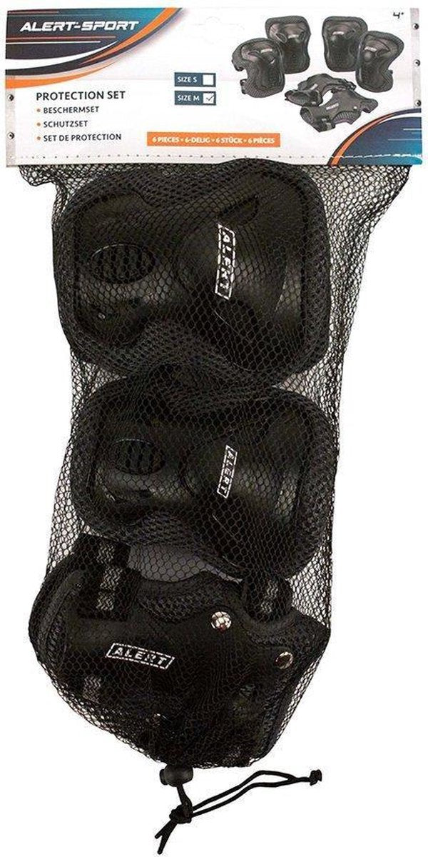 Alert Sport Beschermset M 3-delig Zwart