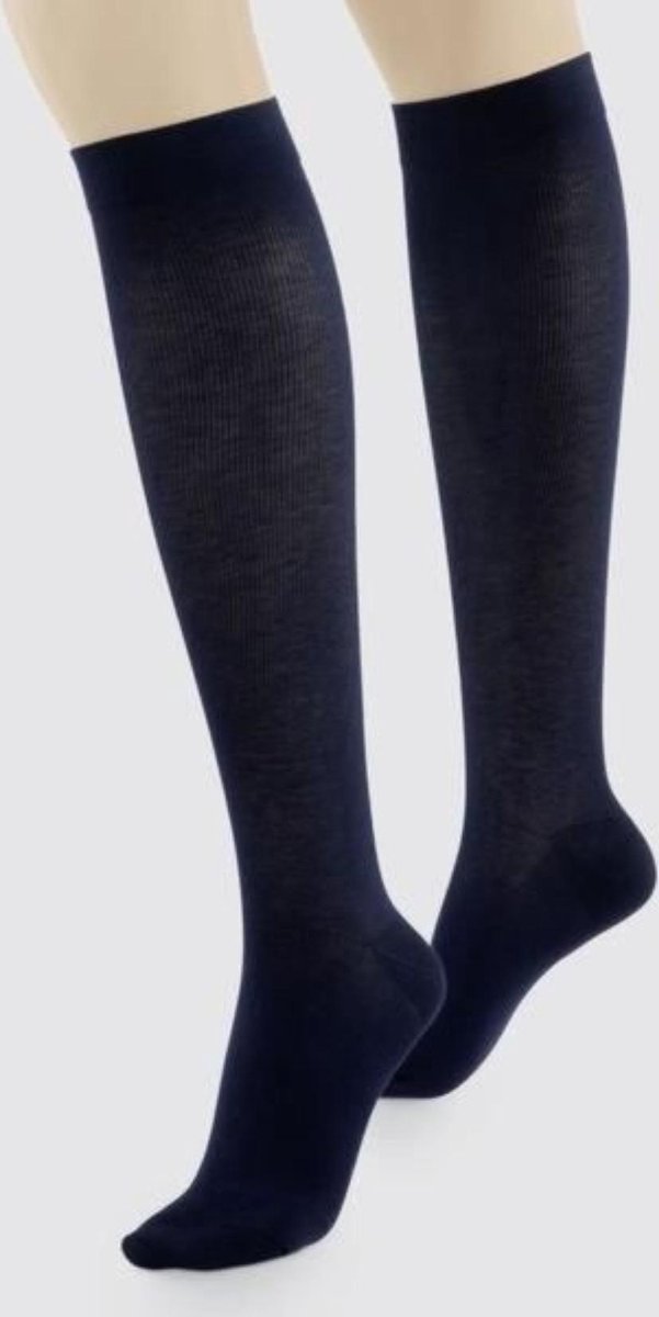 Travel Compressie Sokken zwart 38-39 Evora compressiekousen