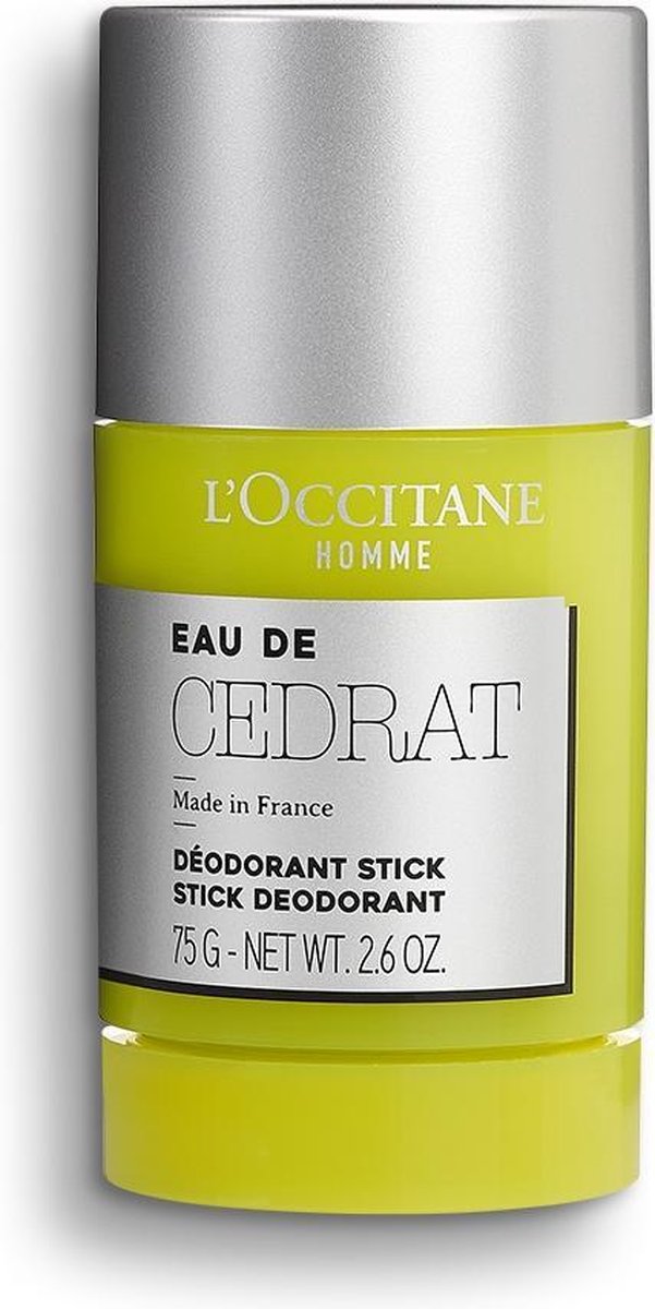 L'Occitane Eau De Cedrat Stick Deodorant Mannen Stickdeodorant 75 g 1 stuk(s)
