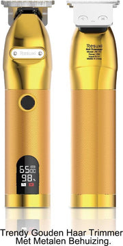 Professionele Tondeuse - Hair Clipper - Baardtrimmer Mannen - Goud - Haartrimmer - Hoofdhaar - Trimmer Baard Haar Set