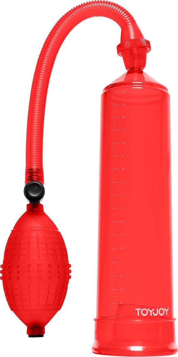 Toy Joy Power Pump - Penispomp - Rood - Ø 55 mm