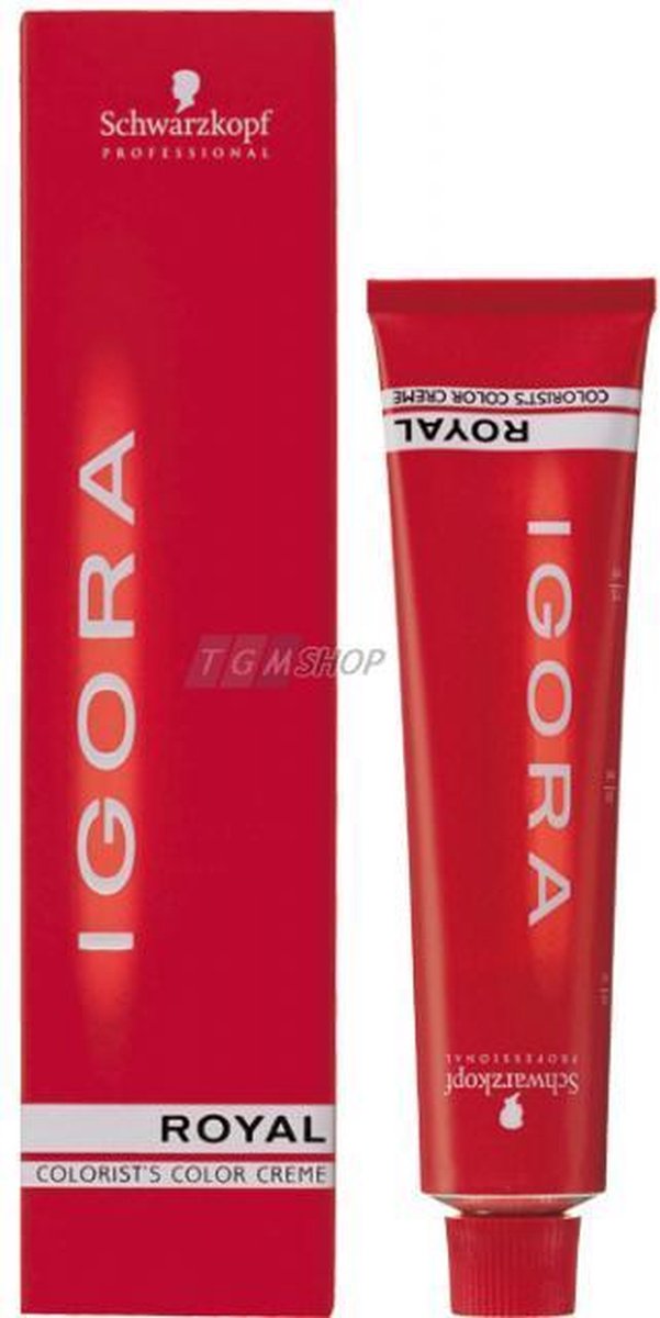 Schwarzkopf Igora Royal Fashion + 100-55 Gold Fever Cream hair color