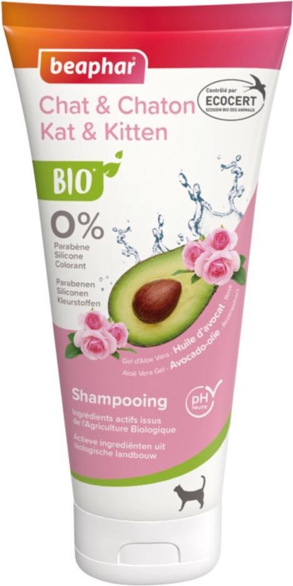 Beaphar Bio Shampoo Kat & Kitten - 200 ml