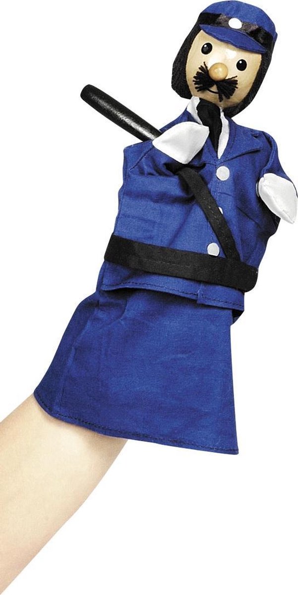 Goki Handpop politie 27cm