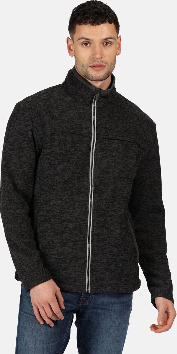 Regatta Jack Earvin Heren Fleece Donkergrijs Maat S