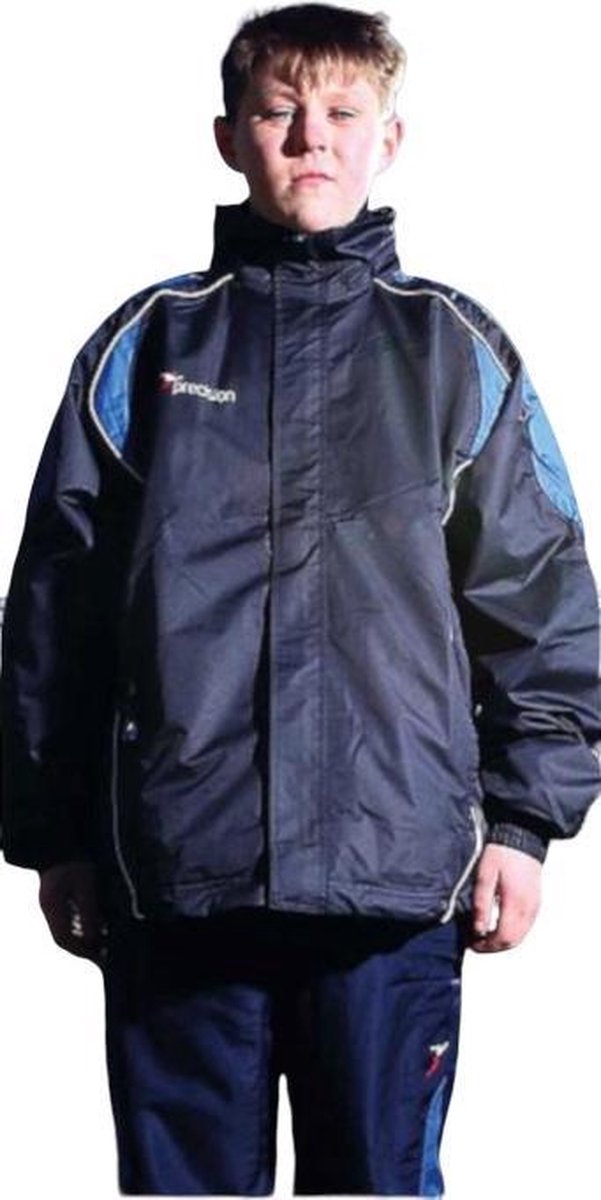 Precision Sportjack Ultimate Rain Jacket Polyester Blauw/wit Maat M