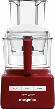 Magimix - Foodprocessor - CS 4200 XL - Inductiemotor - Professionele messen - 30 jaar motorgarantie - Rood