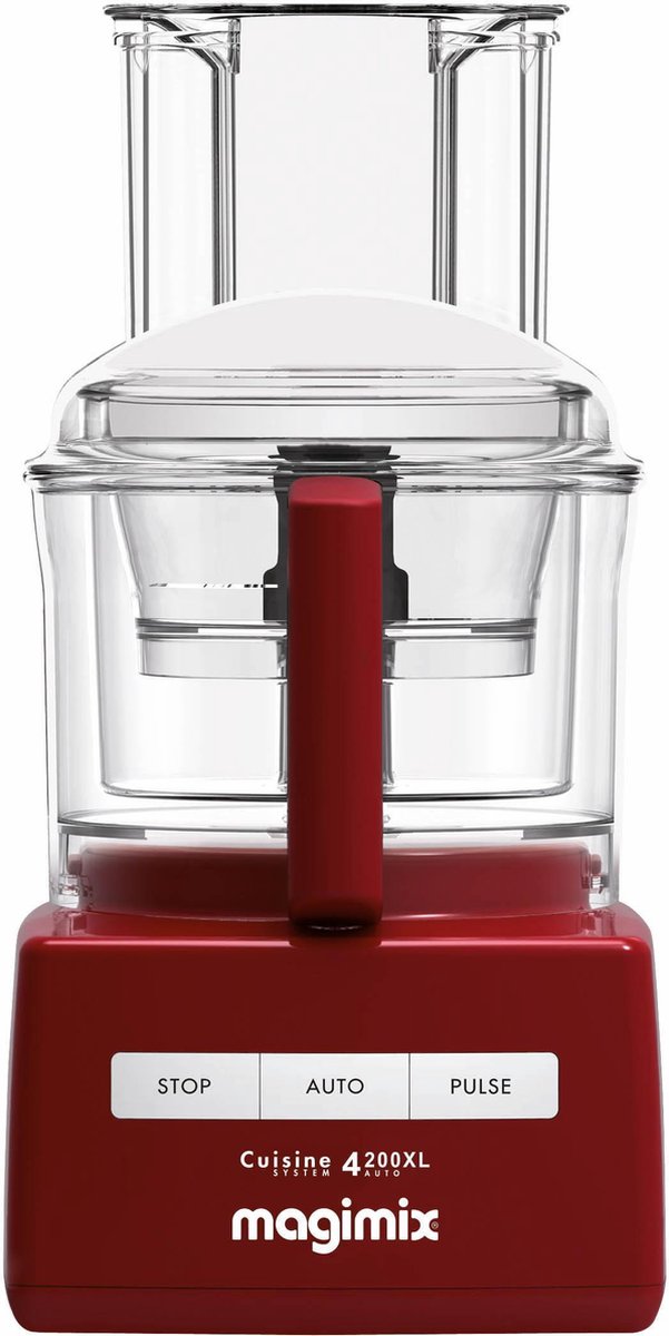 Magimix - Foodprocessor - CS 4200 XL - Inductiemotor - Professionele messen - 30 jaar motorgarantie - Rood