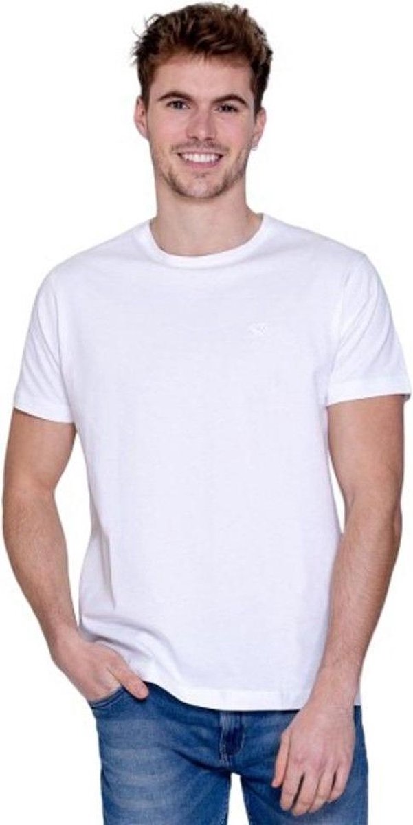MZ72 - Heren T-Shirt - 100% biologisch katoen - Teegood - Wit