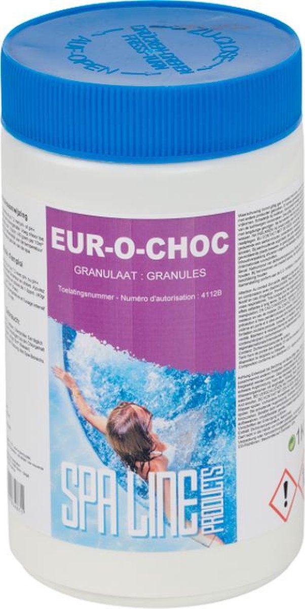 SPA CHLOORGRANULAAT 1KG - chloor chock / snelwerkend chloor / Chloor poeder