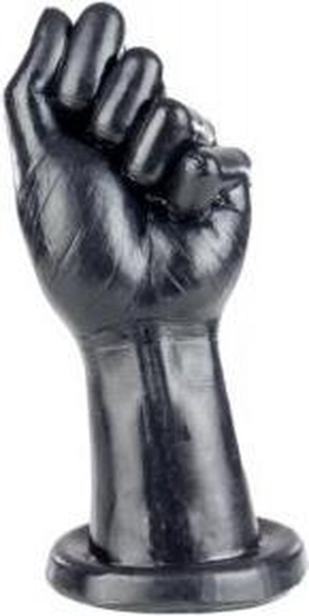 XXLTOYS - Amen - Fist - Mega Butt plug - inbrenglengte 22 X 9.5 cm - Grote Anal Plug - Black - Made in Europe - voor Diehards only