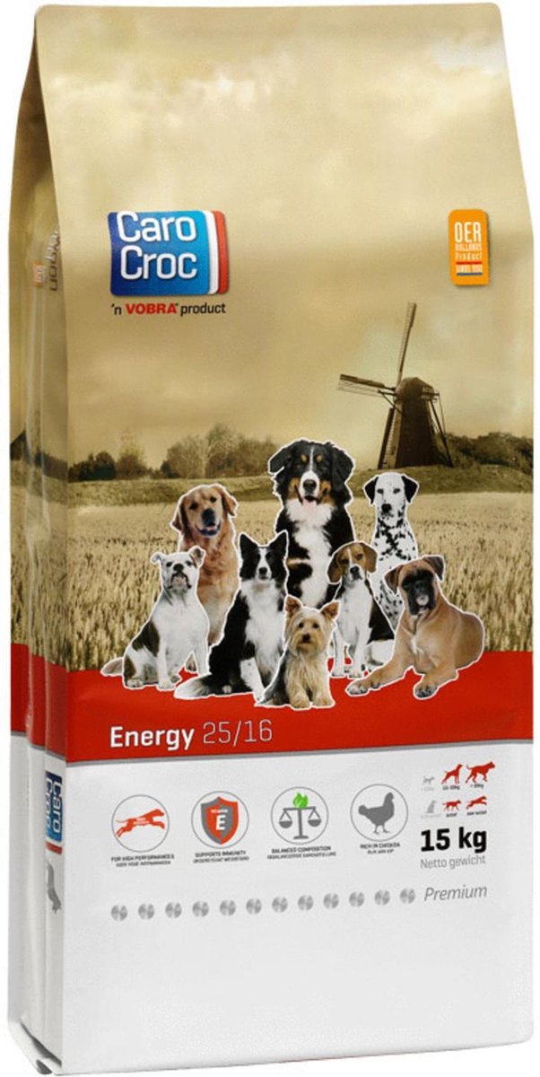 Carocroc Energy 25/16 - Hondenvoer - 15 kg