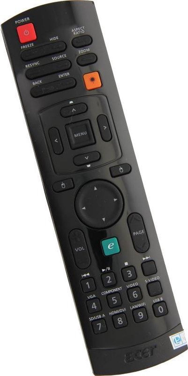 Acer VZ.JBG00.001 Beamer Afstandsbediening met Laser