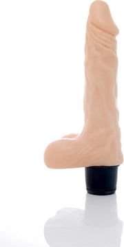 Bossoftoys - Cyclone - 12 Function - Realistic Vibrator - Cyber Leather - Extra Ordinary Flexible Material - Flesh - 20