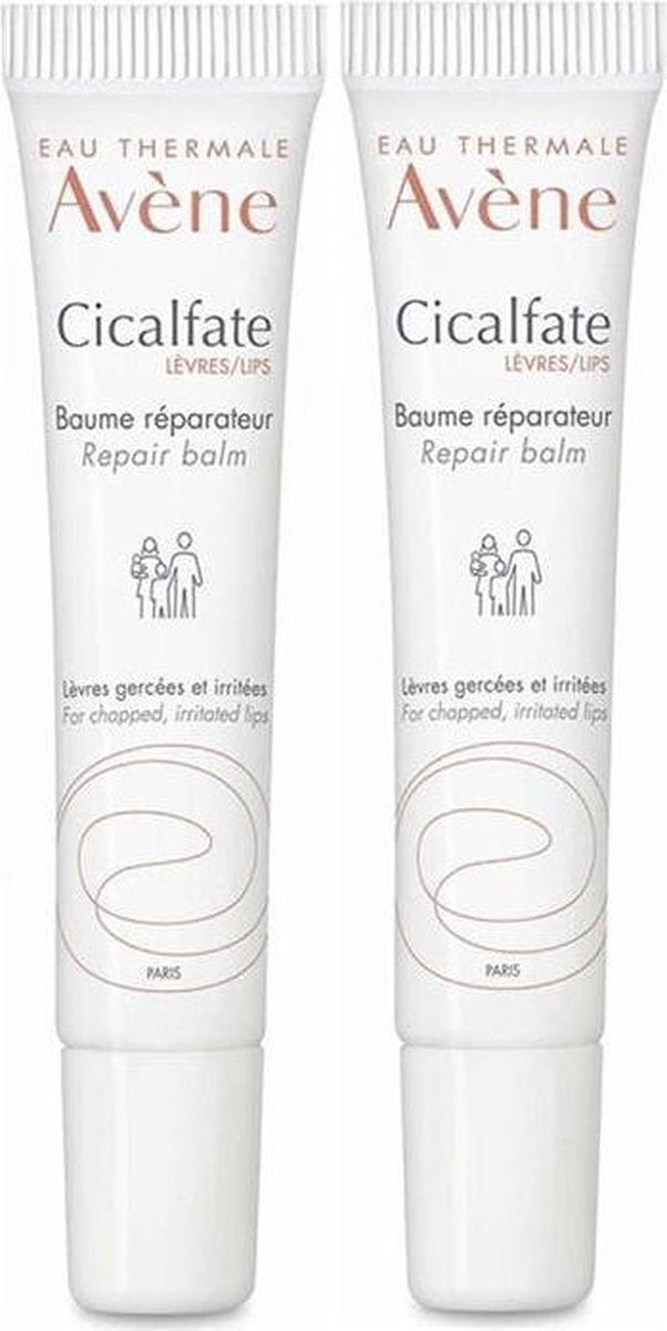 Avène Cicalfate Lippen Herstellende Balsem 2x15ml