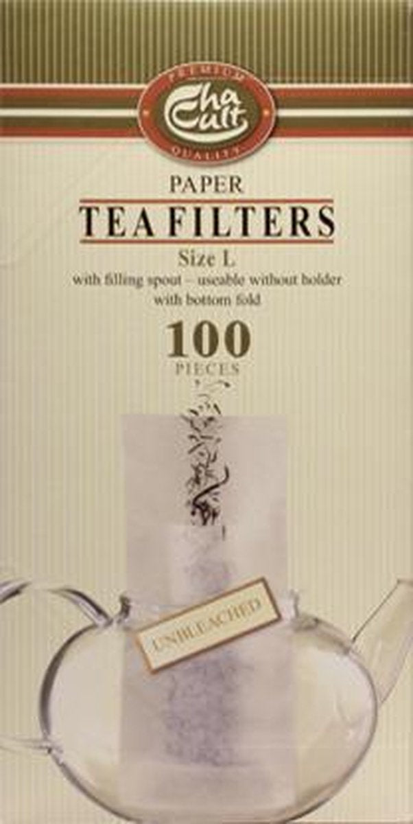 Theefilters maat L |  100 stuks