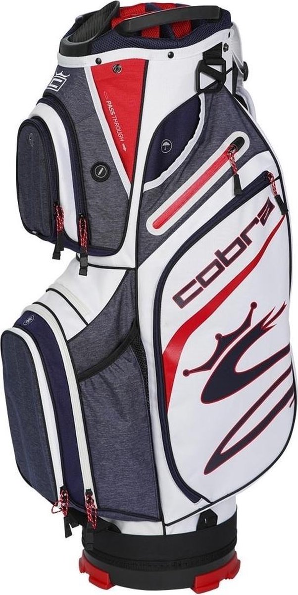 Cobra UltraLight Cartbag 2020 - Blauw Rood Wit