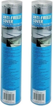 2x Auto zonneschermen/anti vorst dekens 340 x 60 x 60 cm - Zonneschermen anti vriesscherm raamdeken