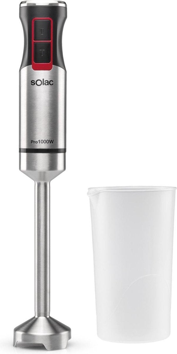 Solac Pro1000W Staafmixer 1000 W Zwart