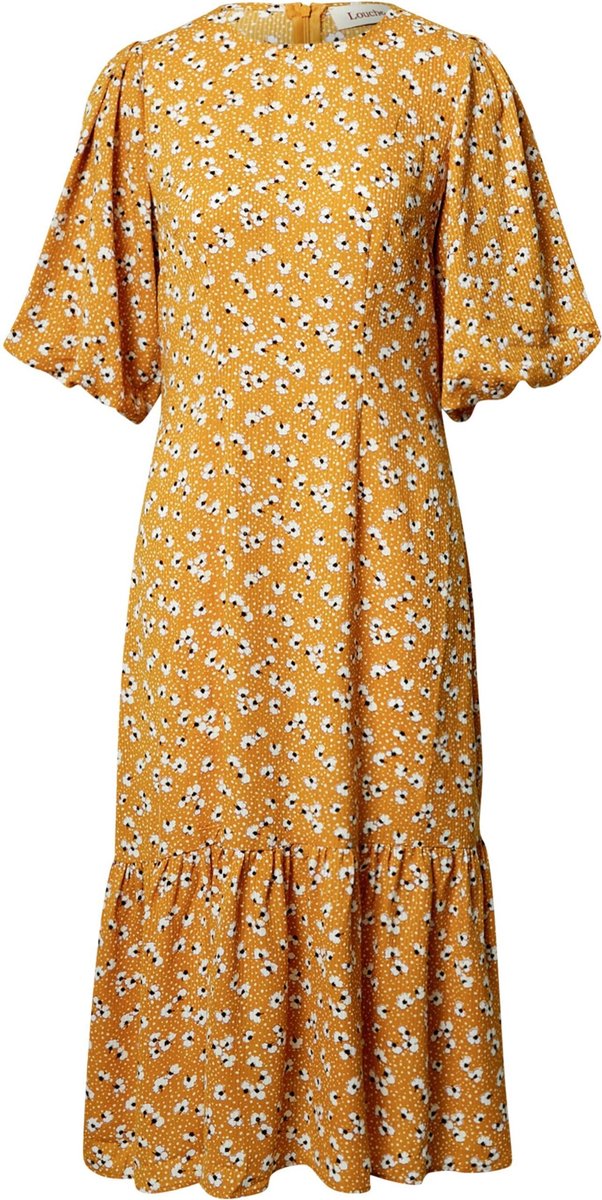 Louche jurk zeyneb petal dot Zwart-10 (38)