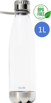 Ibili Drinkfles - 1 liter - Transparant
