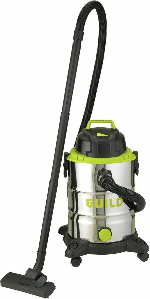 Guild 30L stalen vat nat- en droogzuiger - 1500W Alleszuiger stofzuiger