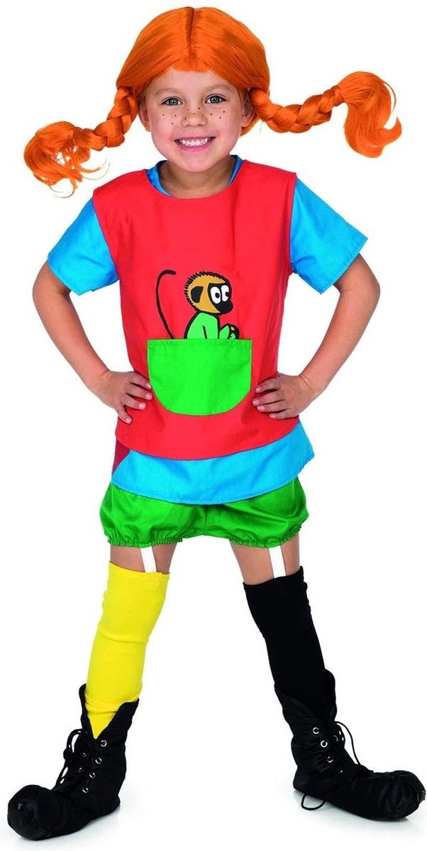 Micki Pippi langkous pruik