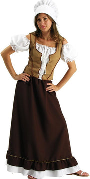 " Boerin kostuum - Verkleedkleding - Medium"