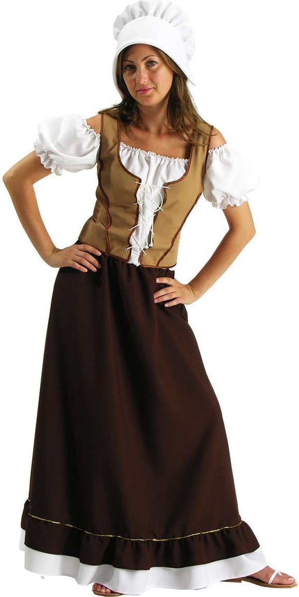 " Boerin kostuum - Verkleedkleding - Medium"