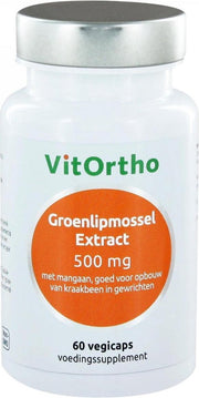 VitOrtho Groenlipmossel extract 500 mg - 60 vcaps