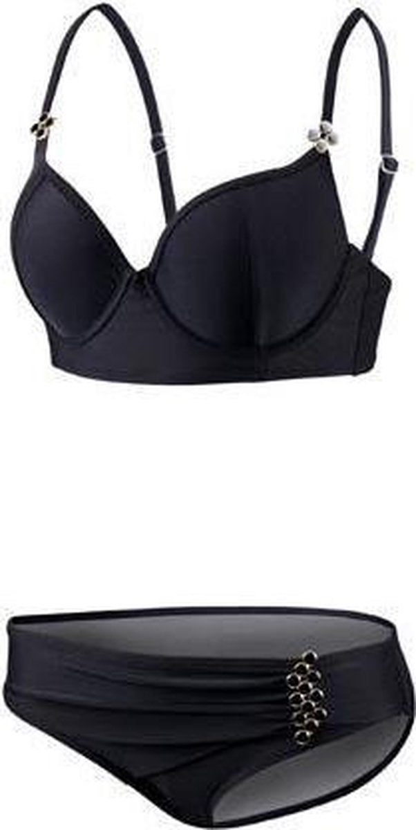 Beco Wire-bra Bikini C-cup Dames Polyamide/elastaan Zwart Maat 42