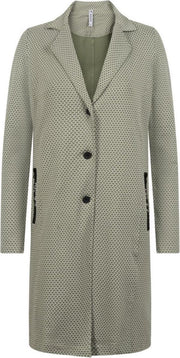 Zoso Sporty Long Blazer 212 Madeline Seagrass Green - XS