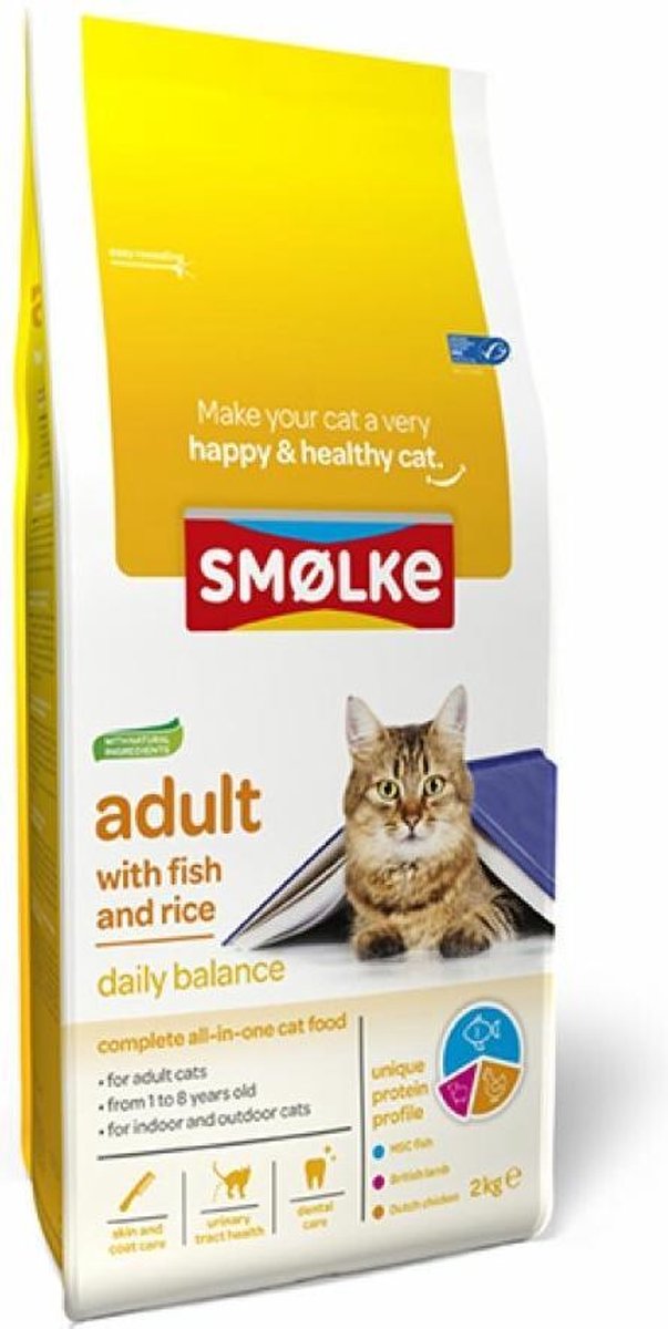 Smolke Adult fish&rice - 2 kg