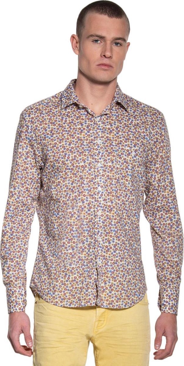 Victim Casual Overhemd Heren lange mouw