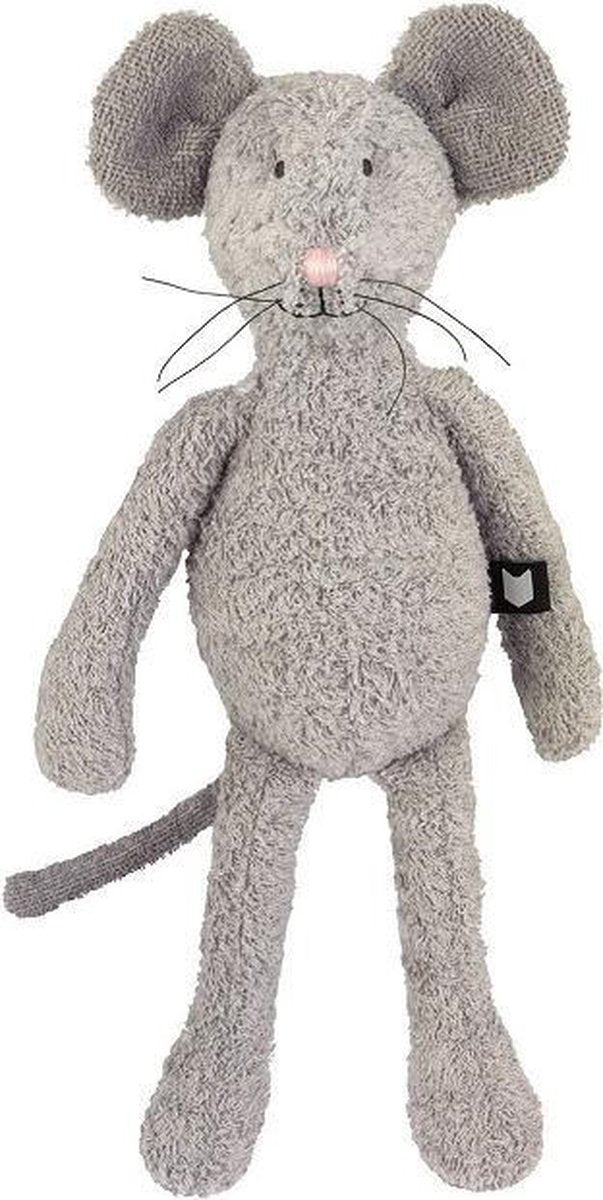 HEBE - knuffeldier - muis - grijs