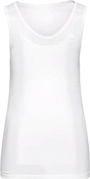 Odlo Suw Top V-Neck Singlet Performance X-Light Dames Sportshirt - White - Maat XL