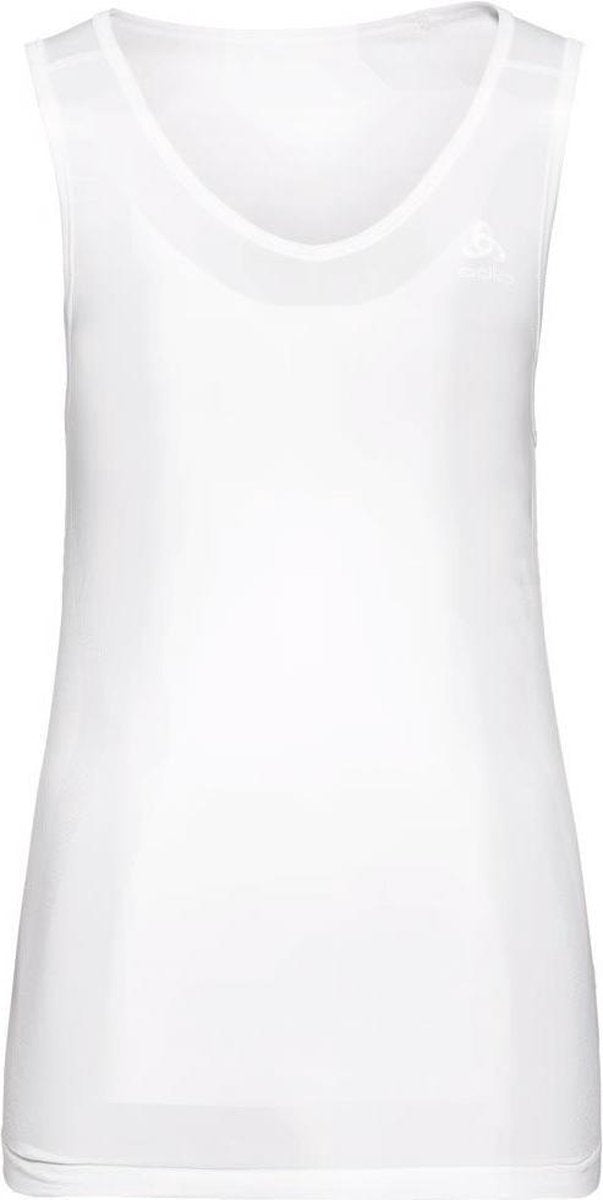 Odlo Suw Top V-Neck Singlet Performance X-Light Dames Sportshirt - White - Maat XL