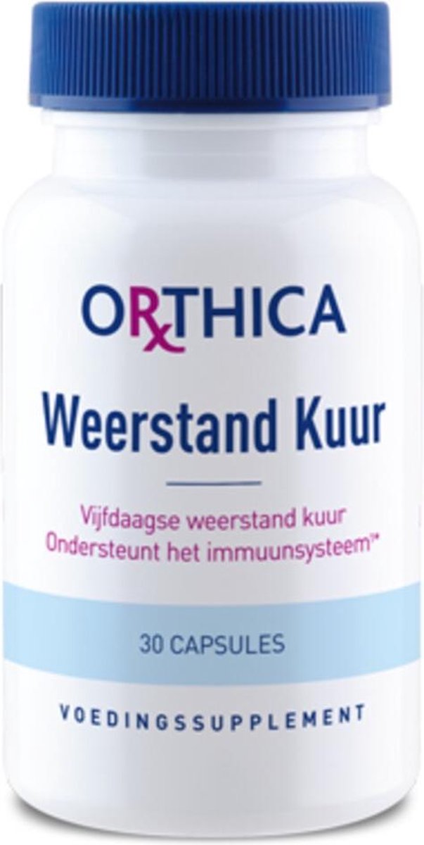 Orthica Weerstand Kuur (voedingssupplement) - 30 Capsules