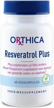 Orthica Resveratrol Plus (voedingssupplement) - 60 vegacapsules